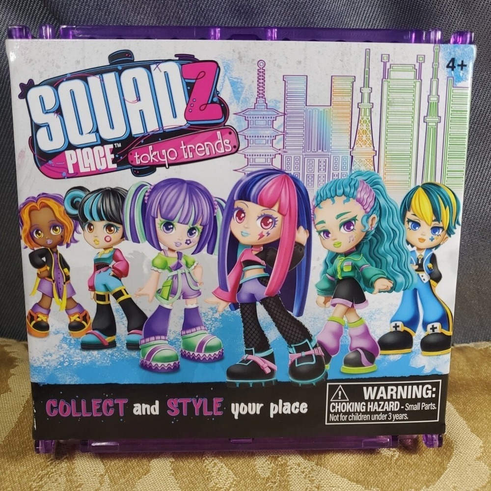 Squadz Place Tokyo Trends Surprise Doll Collect & Style Your Place, NEW, 2023